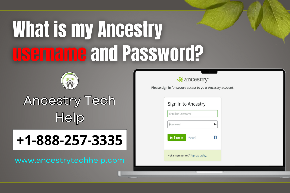 What is my Ancestry Username and Password?